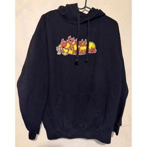 World Industries Devil Graphic Hoodie Black Mens Large Skateboarding Sweatshirt